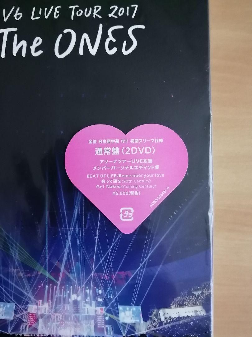 新品未開封☆V6/LIVE TOUR 2017 The ONES DVD2枚組