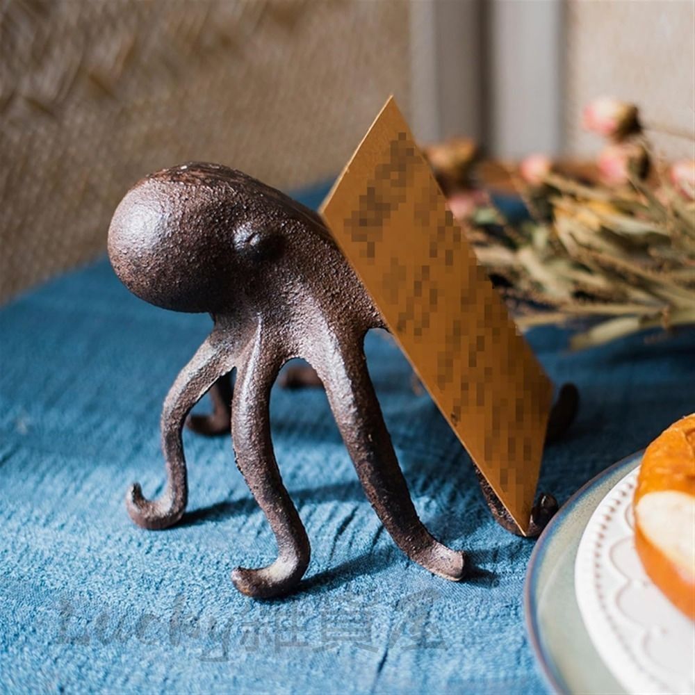 置物 オブジェ ガーデンオーナメント タコ たこ オクトパス 鉄