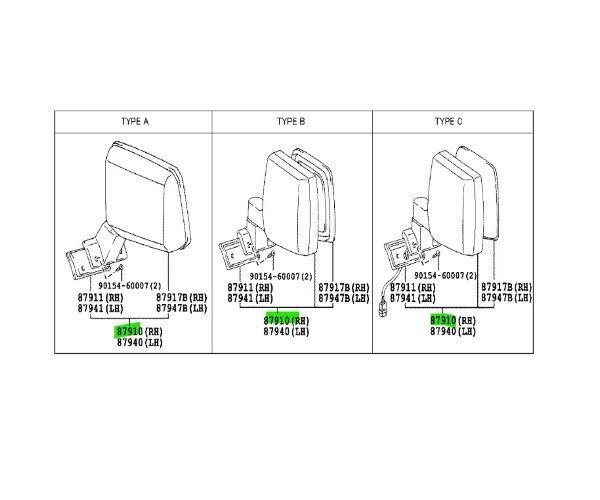 トヨタ 純正 ランドクルーザー アウタリヤビューミラー 右 Mirror Outer R 87910-60C80 TOYOTA LEXUS Genuine JDM メーカー純正品