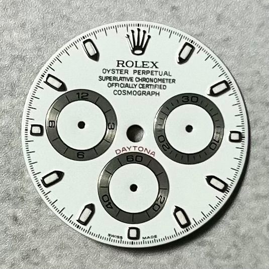 純正品 ROLEX DAYTONA ロレックス デイトナ116520 文字盤 ホワイトダイヤル パーツ 腕時計
