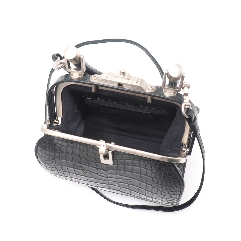 CROCODILE クロコダイル ハンドバッグ 2WAY ショルダーバッグ