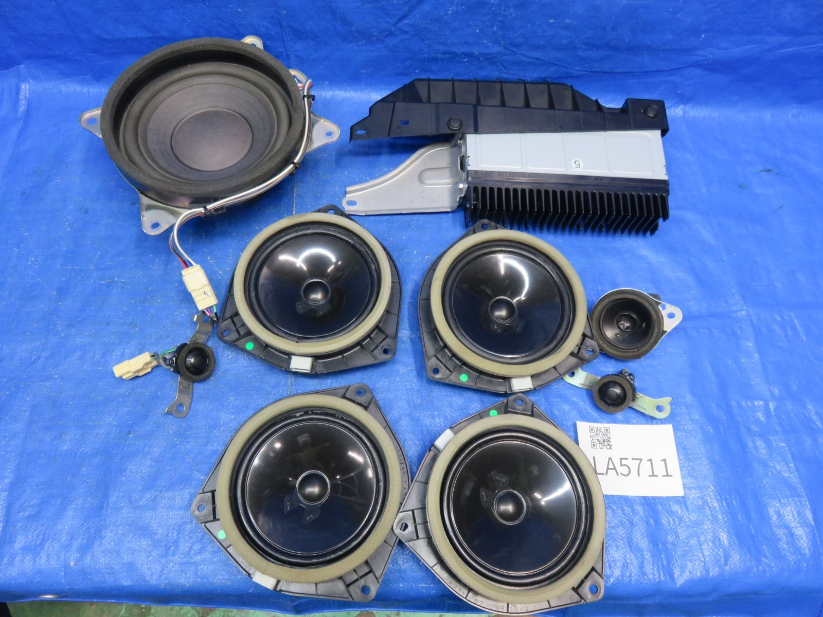 LA5711*音出しOK トヨタ GRS184 後期 クラウン スピーカーセット