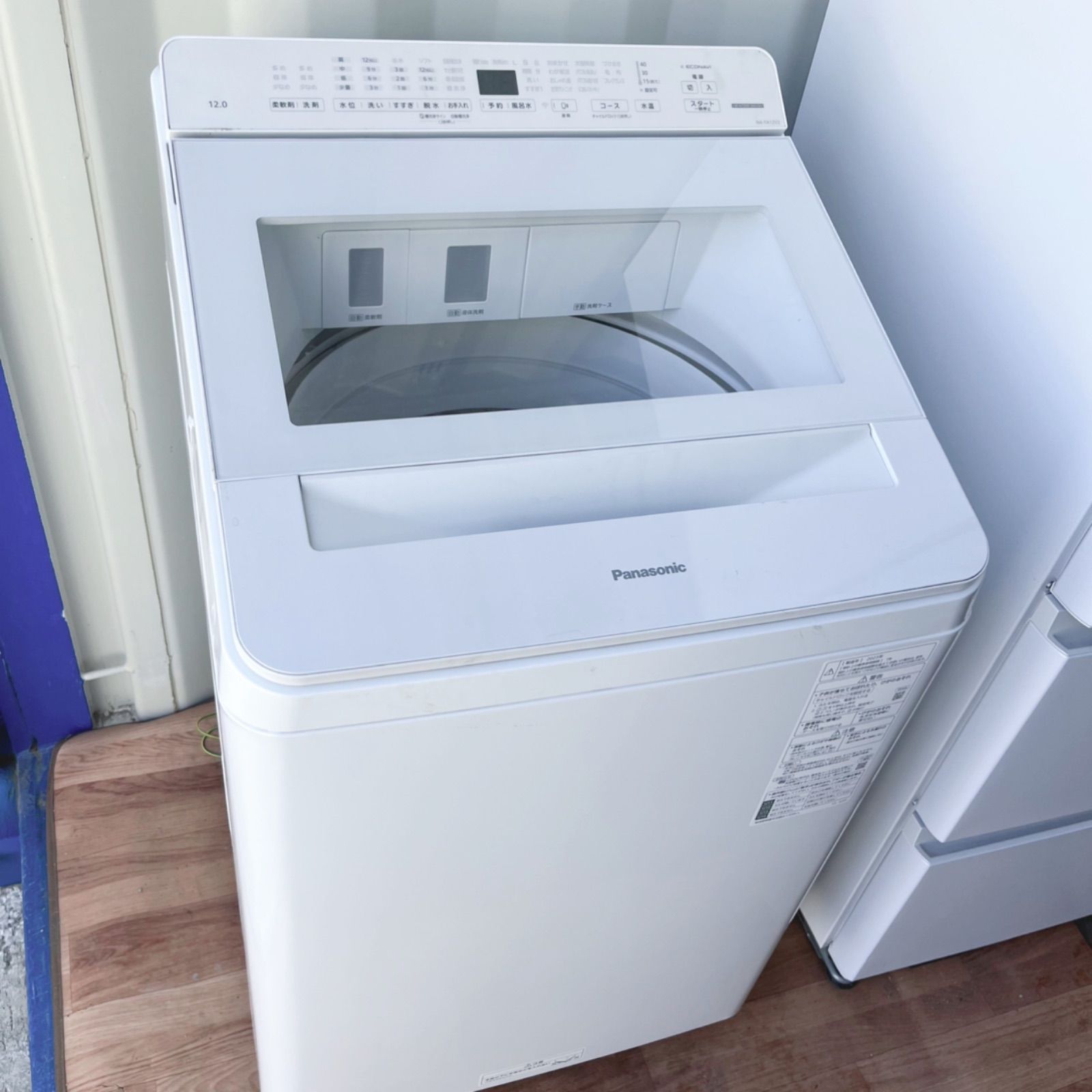 取付無料！パナソニック洗剤自動投入高性能おしゃれインテリア12kg洗濯