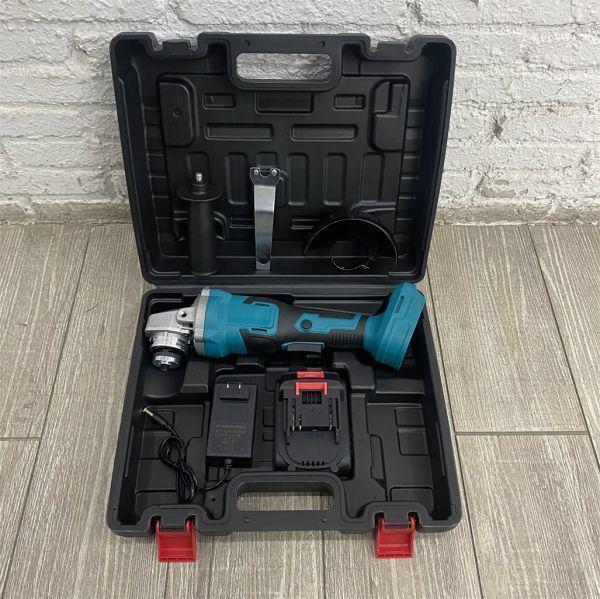 充電式 21V グラインダー 100mm コードレスディスクグラインダー 電動 ブラシレスモーター 3段変速研磨機 マキタ バッテリー併用 BRIGHTFACE_UK