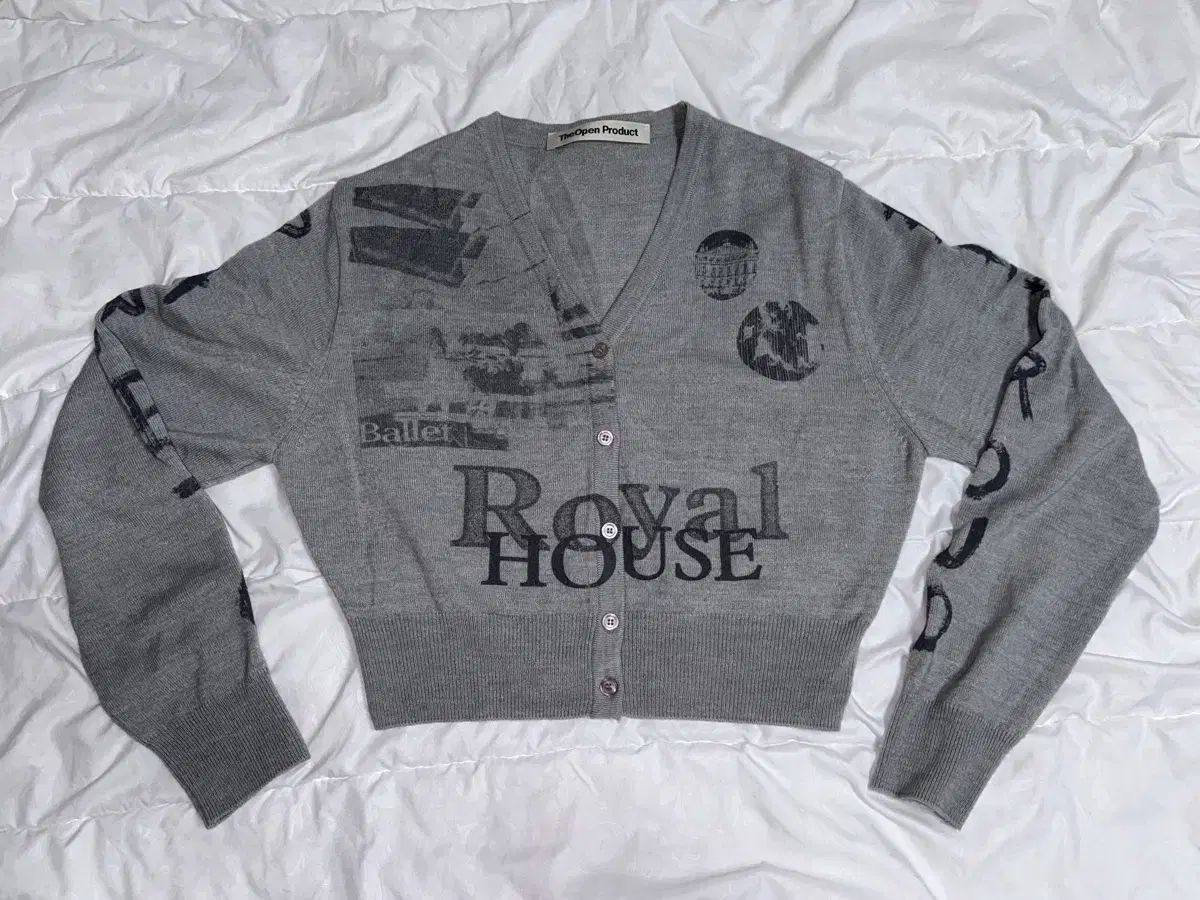 OPEN YYオープンワイワイ Collage Printed Cardigan