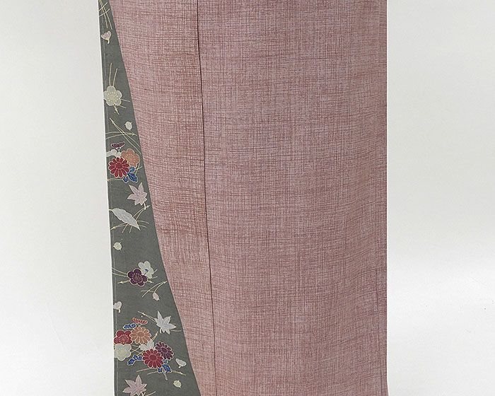 訪問着 未着用 正絹 皇室デザイナー 中村乃武夫作 紬付下訪問着 未使用 着物 訪問着 未着用 正絹 皇室デザイナー 中村乃武夫作 紬付下訪問着 未使用