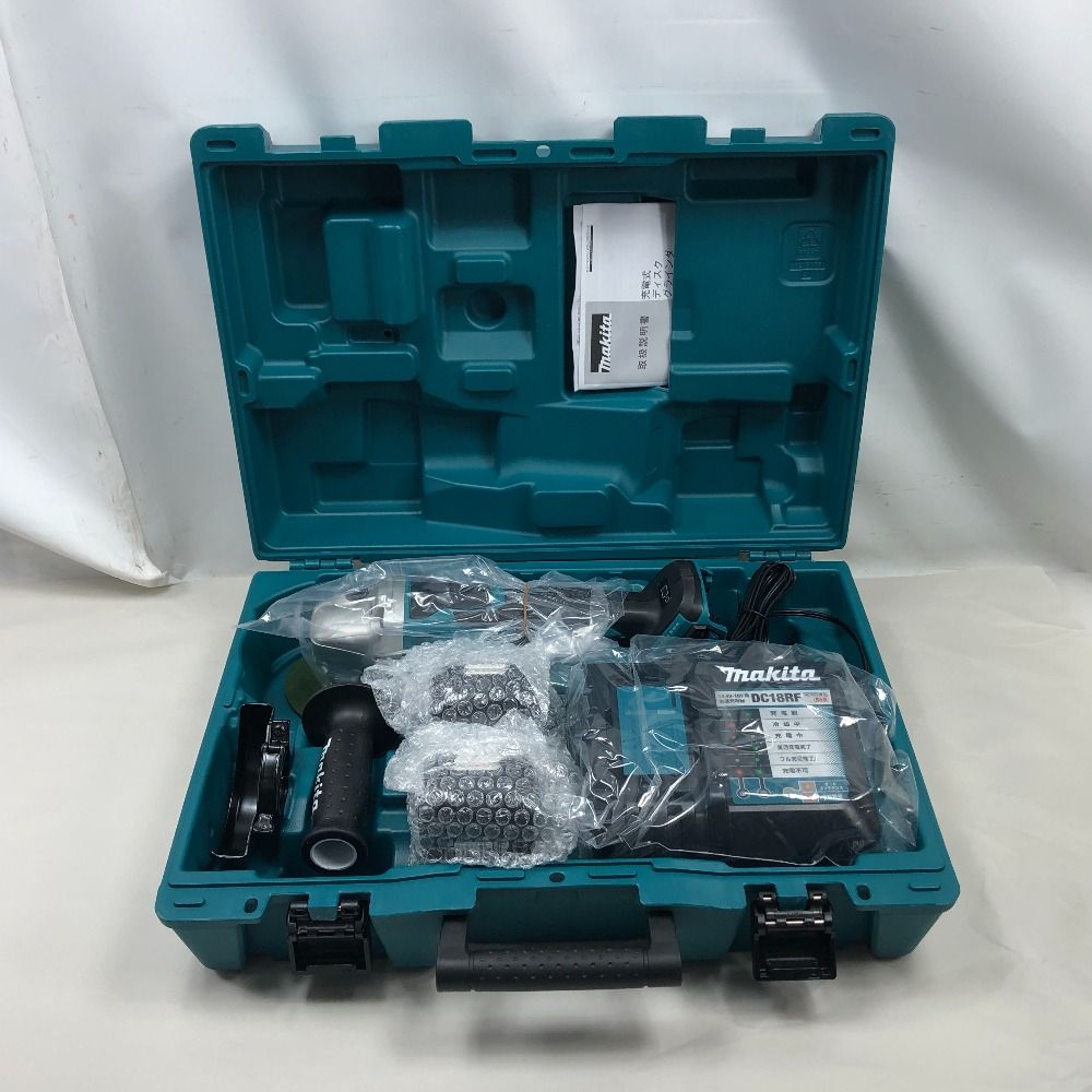 MAKITA マキタ 研磨工具 ディスクグラインダー ♥品 S 付属品完備 GA408DRGX ブルー