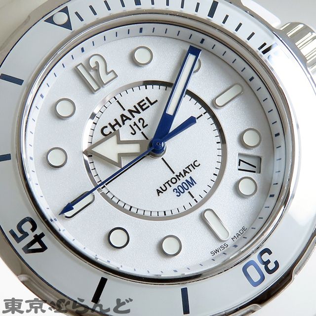 シャネル CHANEL J12 マリーン 38mm H2560 ホワイト セラミック