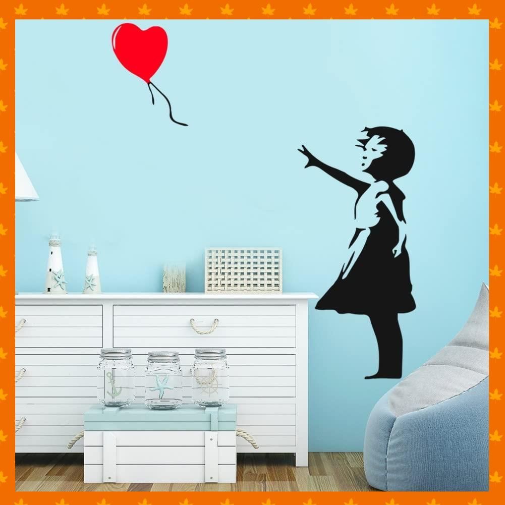 在庫処分】ウォールステッカー バンクシー BANKSY Balloon Girl ゼネラルステッカー おしゃれ 壁紙 DIY - メルカリ