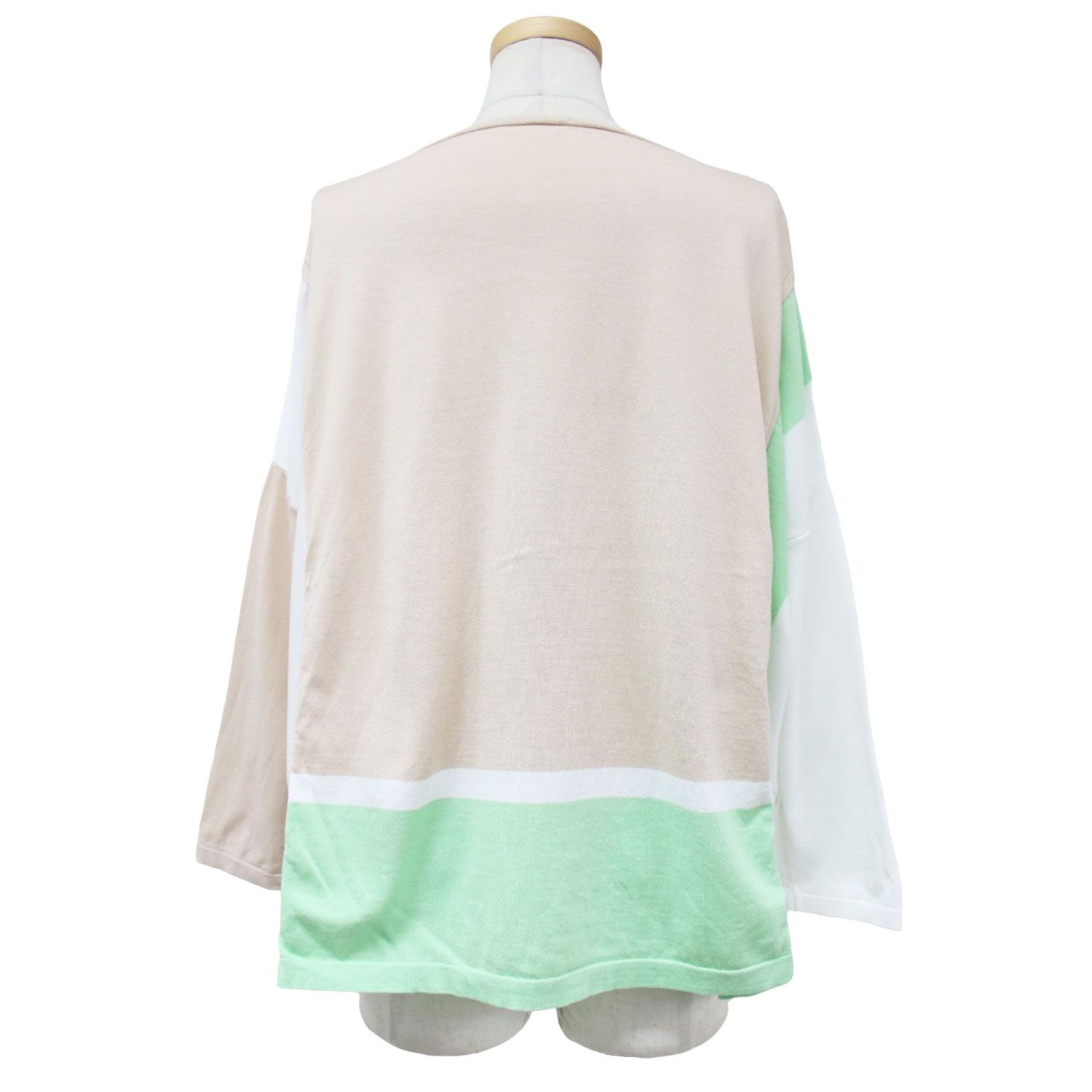 DES 美品 DES PRES デプレ ニット コットン ベージュ ホワイト S(9号 