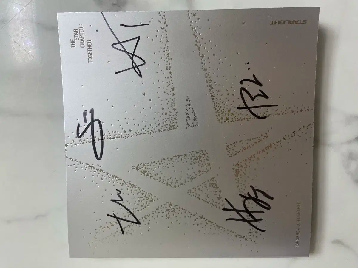 TOMORROW X TOGETHER(TXT) サイン入り アウトレット サイン CD