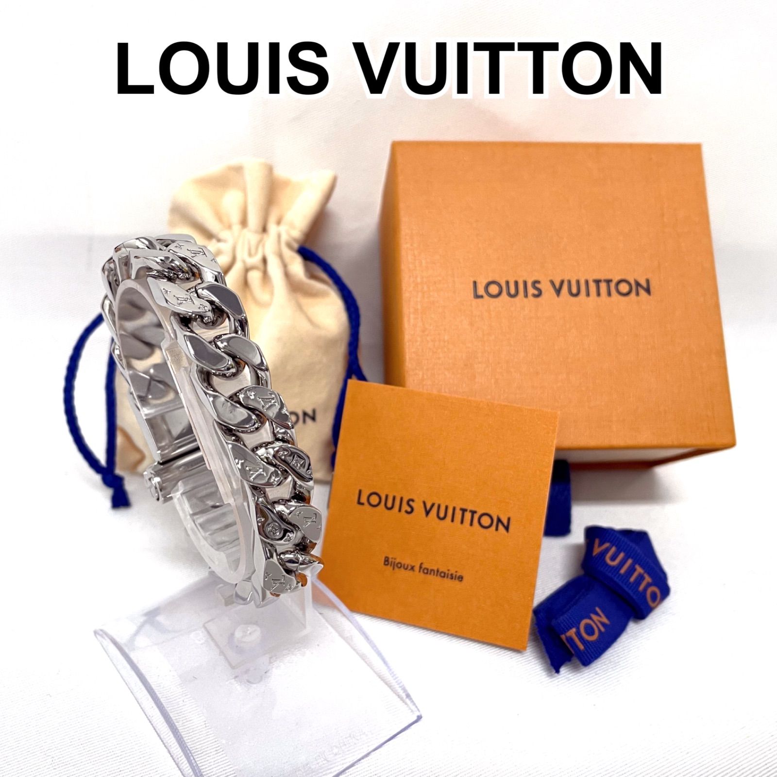 【美品】　LOUIS VUITTON　ブラスレ・メタル　LV チェーンリンクス　ブレスレット　M68273　現状品