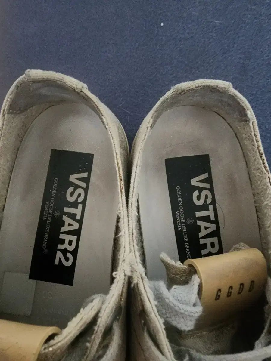 GCDS ゴールデンスニーカー ブルースター