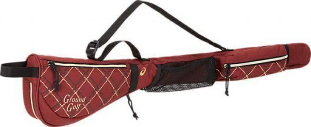 asics アシックス MULTI CLUB BAG (SINGLE) WINE F GGG871 25 | スポーツ用品 スポーツ グッズ ツール アクセサリー 雑貨 小物 使いやすい 備品 用品 ゴルフ グラウンドゴルフ ワイン ボルドー ポケット 鞄 