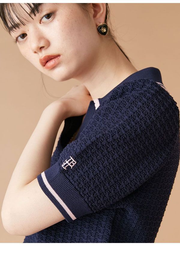 リリー ブラウン LILY BROWN トップス 25夏 【LILY BROWN×MARY QUANT】シアーポロニットトップス 半袖 クロップド丈 マリクワ コラボ lwnt254013 楽天市場】【即納】 リリー ブラウン LILY BROWN トップス 25夏