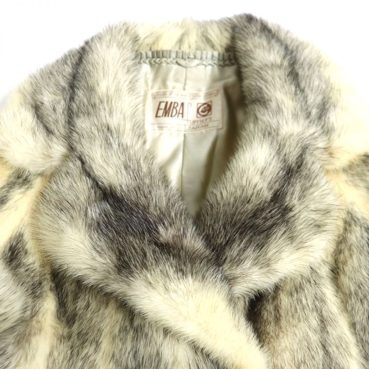 大人気▽EMBA エンバ SAGA MINK サガ クロスミンク 本毛皮コート