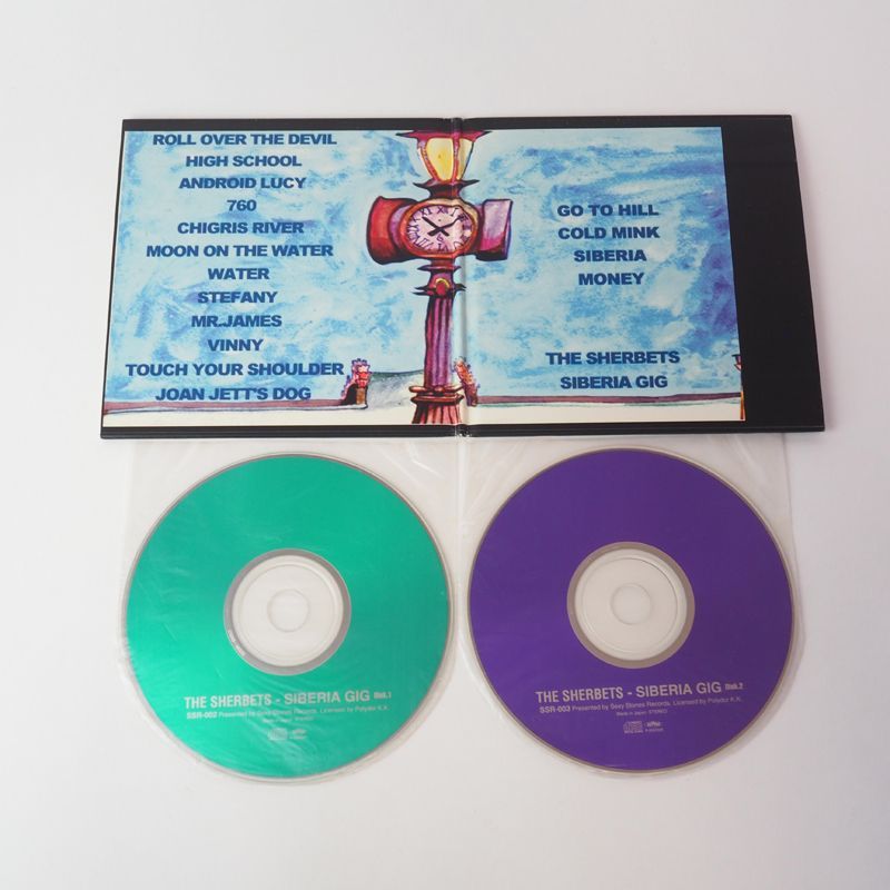 SHERBETS/SIBERIA 紙ジャケット　レンタル使用品 SHERBETS SIBERIA GIG シャーベッツ (紙ジャケット仕様) SSR-002