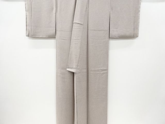 ys7127064; 未使用品　仕立て上がり　霜鳥忍　彩天目織貝合せに組紐模様織出しお召し着物 電子戦の技術 通信電子戦編