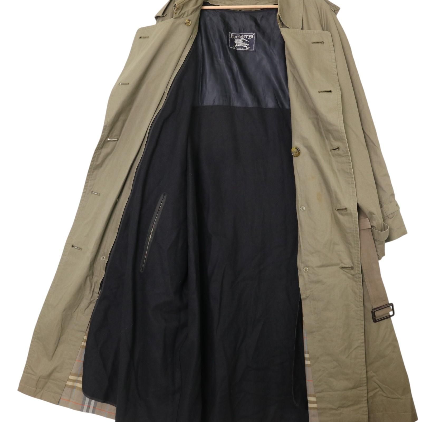 Burberrys　バーバリーズ　トレンチコート　旧タグ 90s　ベージュ　M BURBERRY バーバリー 90s Burberrys 表記タグ トレンチコート