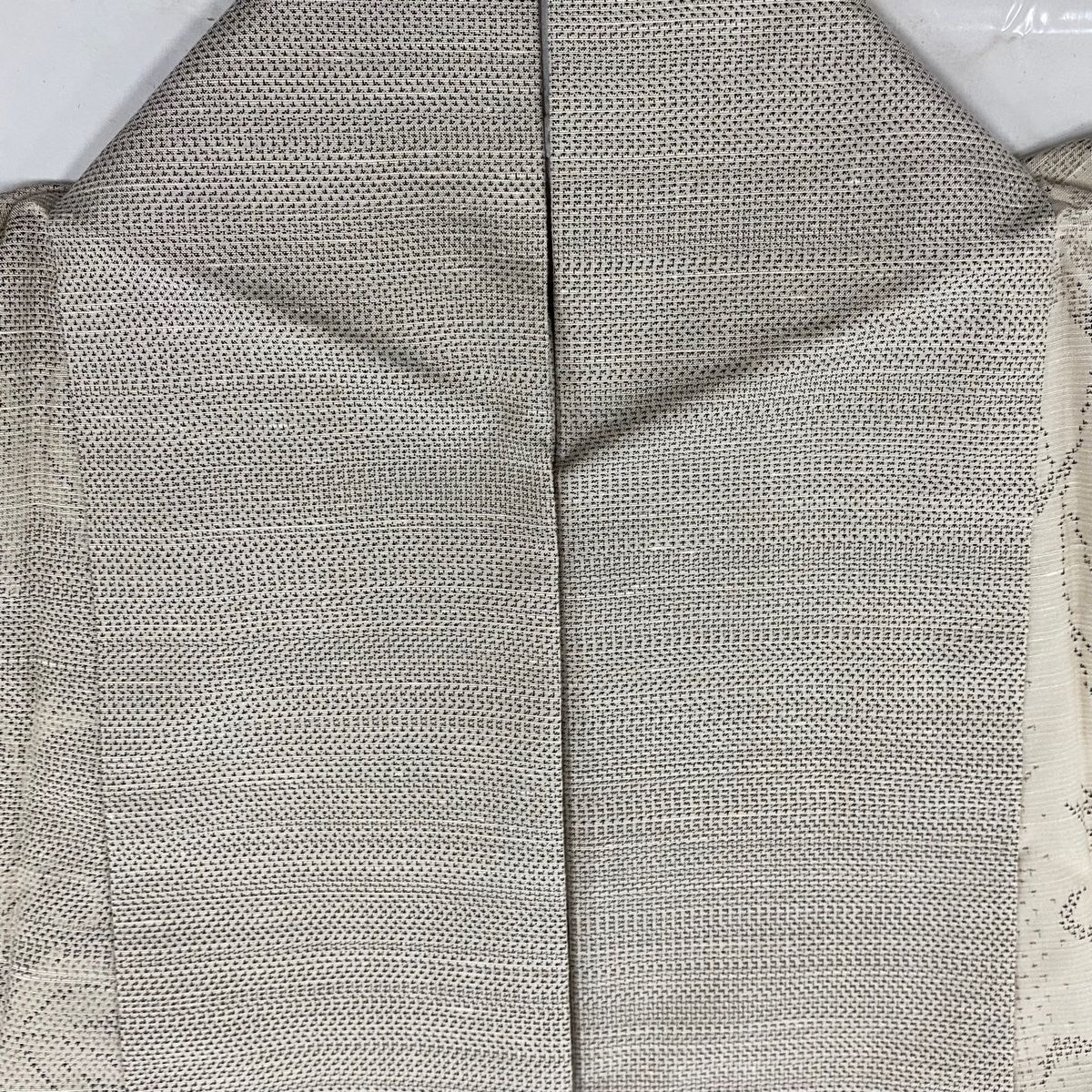 付下げ 身丈159cm 裄丈64.5cm M 単衣 紬地 葉と実 薄小豆 正絹 美品 秀