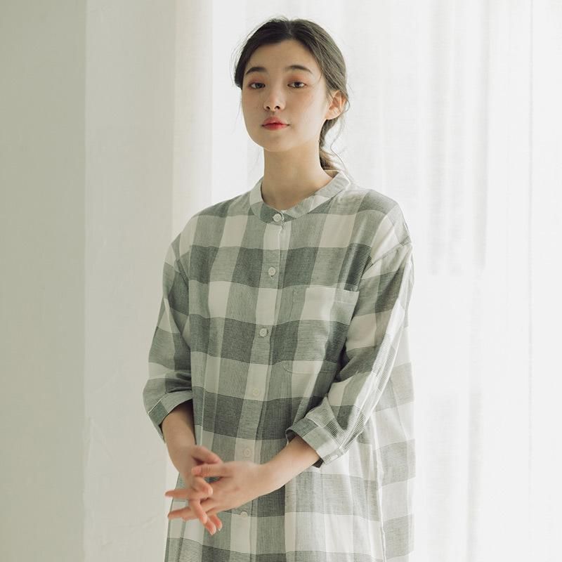 ダブルガーゼ ワンピースパジャマ