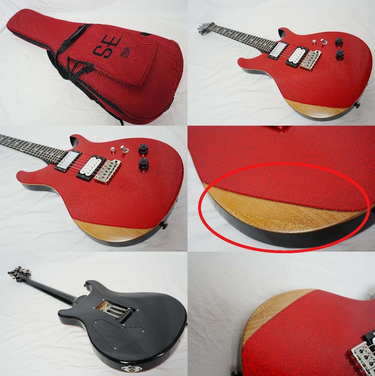 ☆PRS☆SE Orianthi Signature Model Red Sparkle (改) オリアンティー