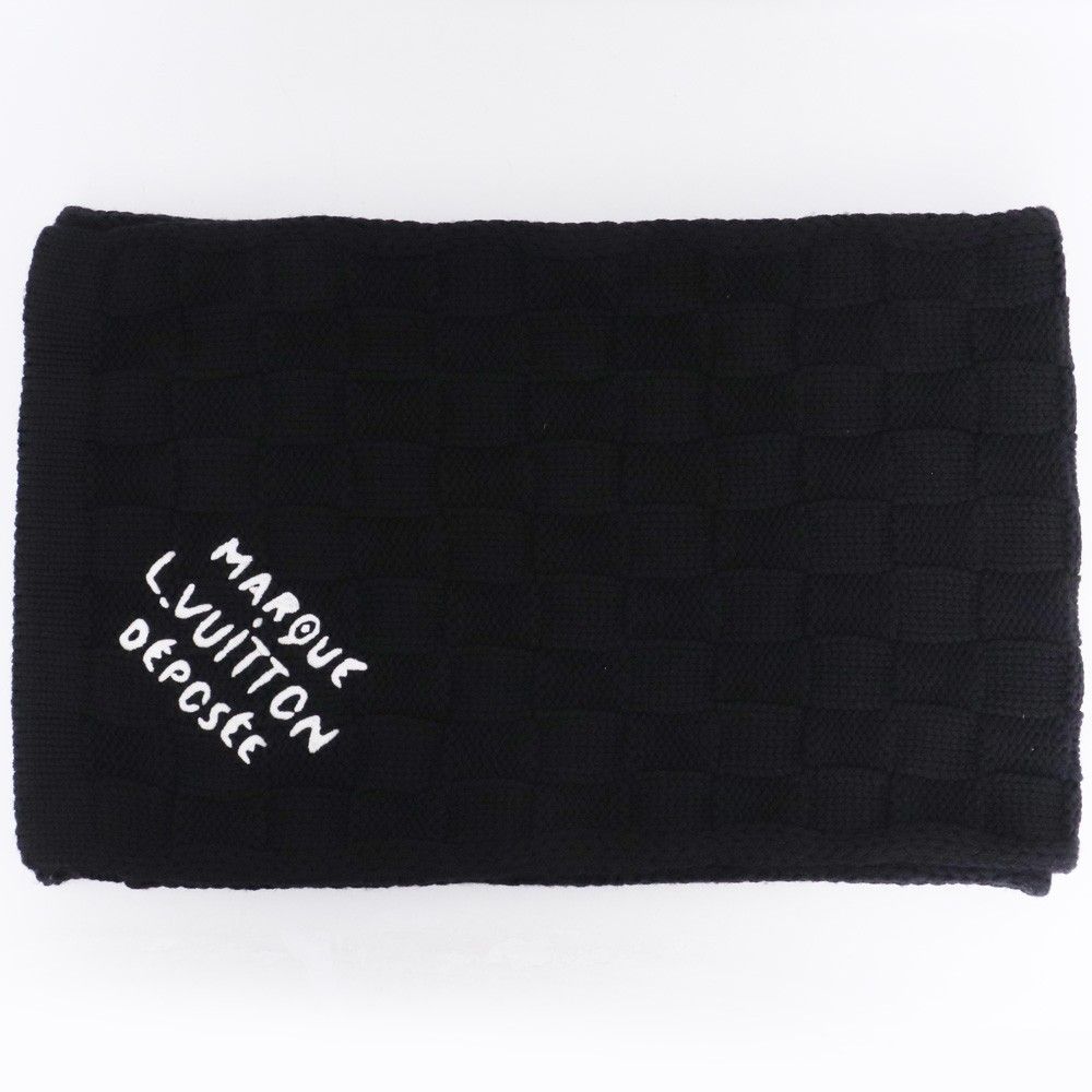 LOUIS VUITTON マフラー・ダミエ ヘリテージ スナッグ ブラック M90841  