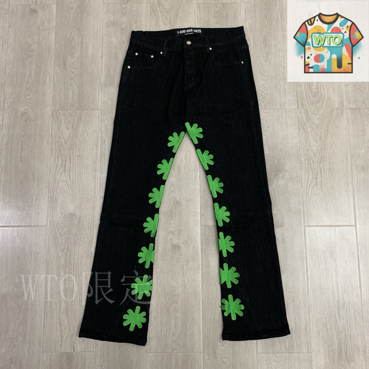 今日特価】LOSTSHDWS LOGO JEANS デニムパンツ - メルカリ