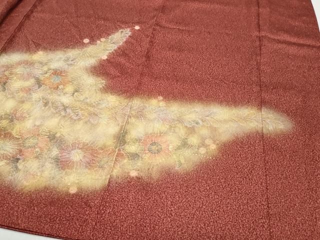 平和屋着物○訪問着 絞り 辻が花 金彩 やまと誂製 正絹 逸品