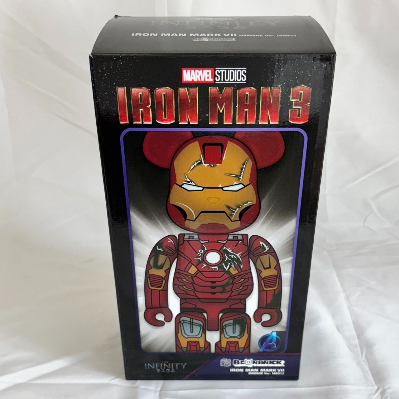 MEDICOM TOY MARVEL BE@RBRICK IRON MAN MARK Ⅶ DAMAGE Ver