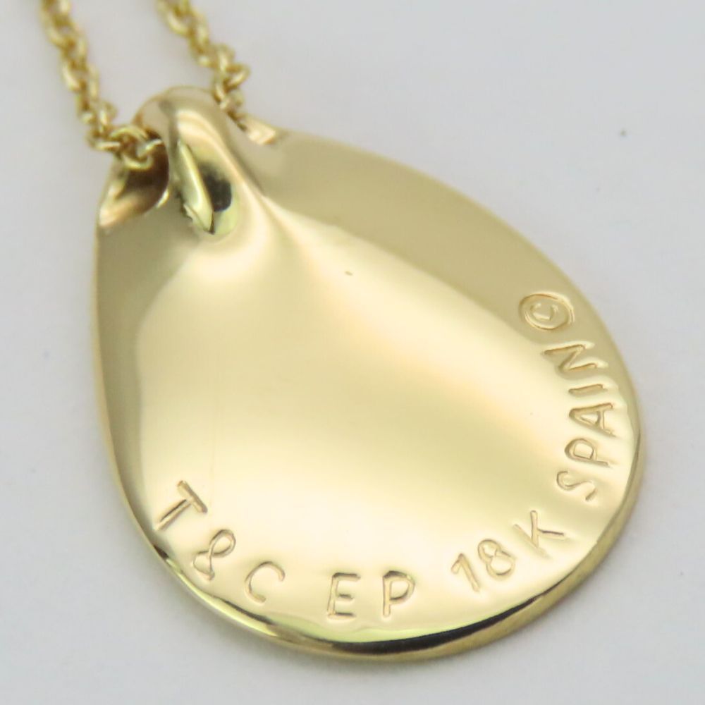 中古】 ティファニー ネックレス マドンナ K18YG 約2.3g イエロー  