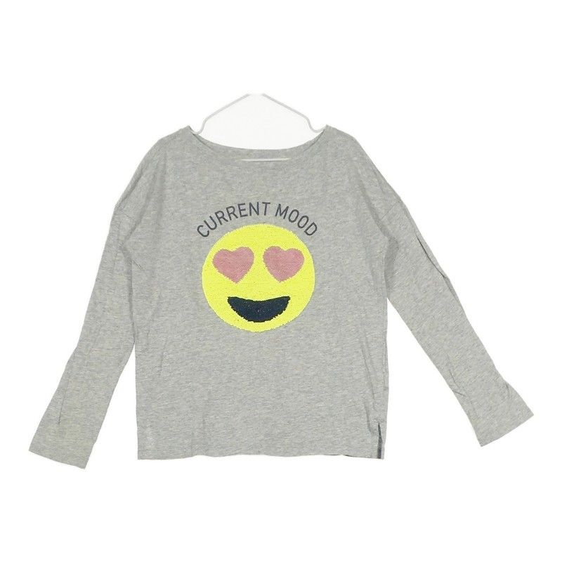 19072】 GAP ギャップ 長袖Tシャツ ロンT カットソー サイズM グレー