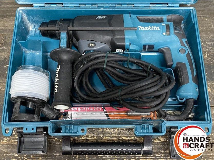 Makita - 中古品　マキタ　26mmハンマドリル　HR2611F ○【中古品】makita マキタ HR2611F ハンマドリル 26mm 単相100V