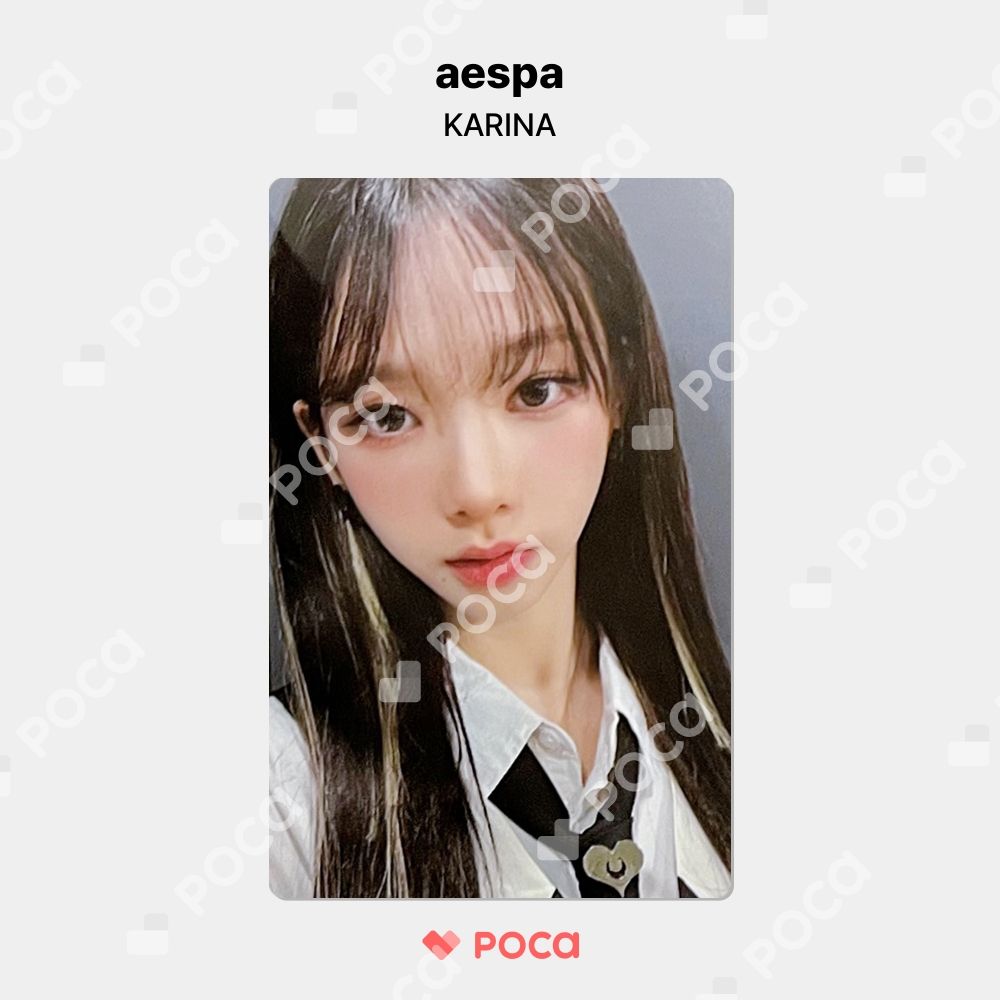 公式　aespa カリナ　トレカ　ポップアップ　MD ラキドロ特典 公式 aespa カリナ My first page MD ラキドロ特典 トレカ