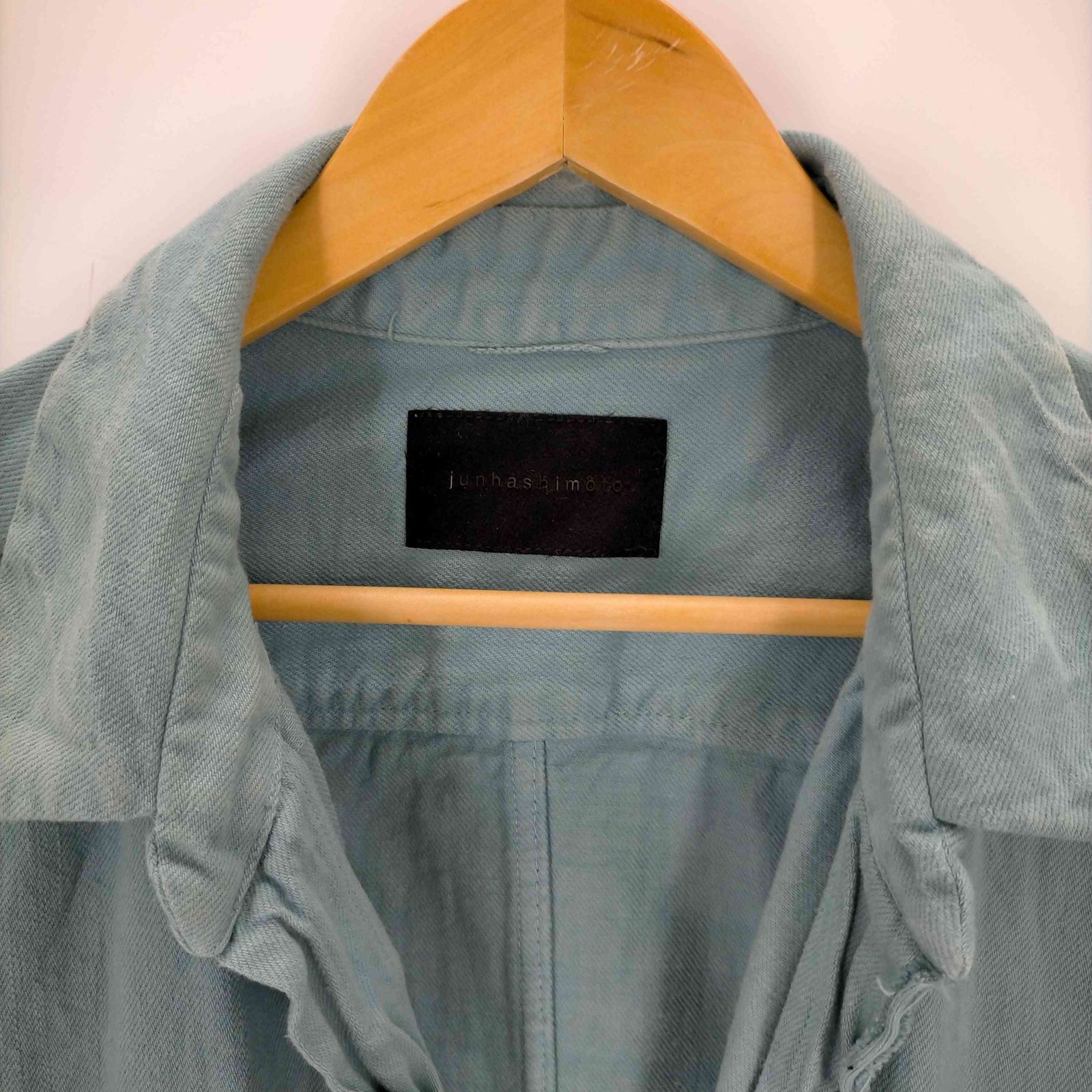 ジュンハシモト jun hashimoto WRINKLE HOOK DENIM SHIRT メンズ