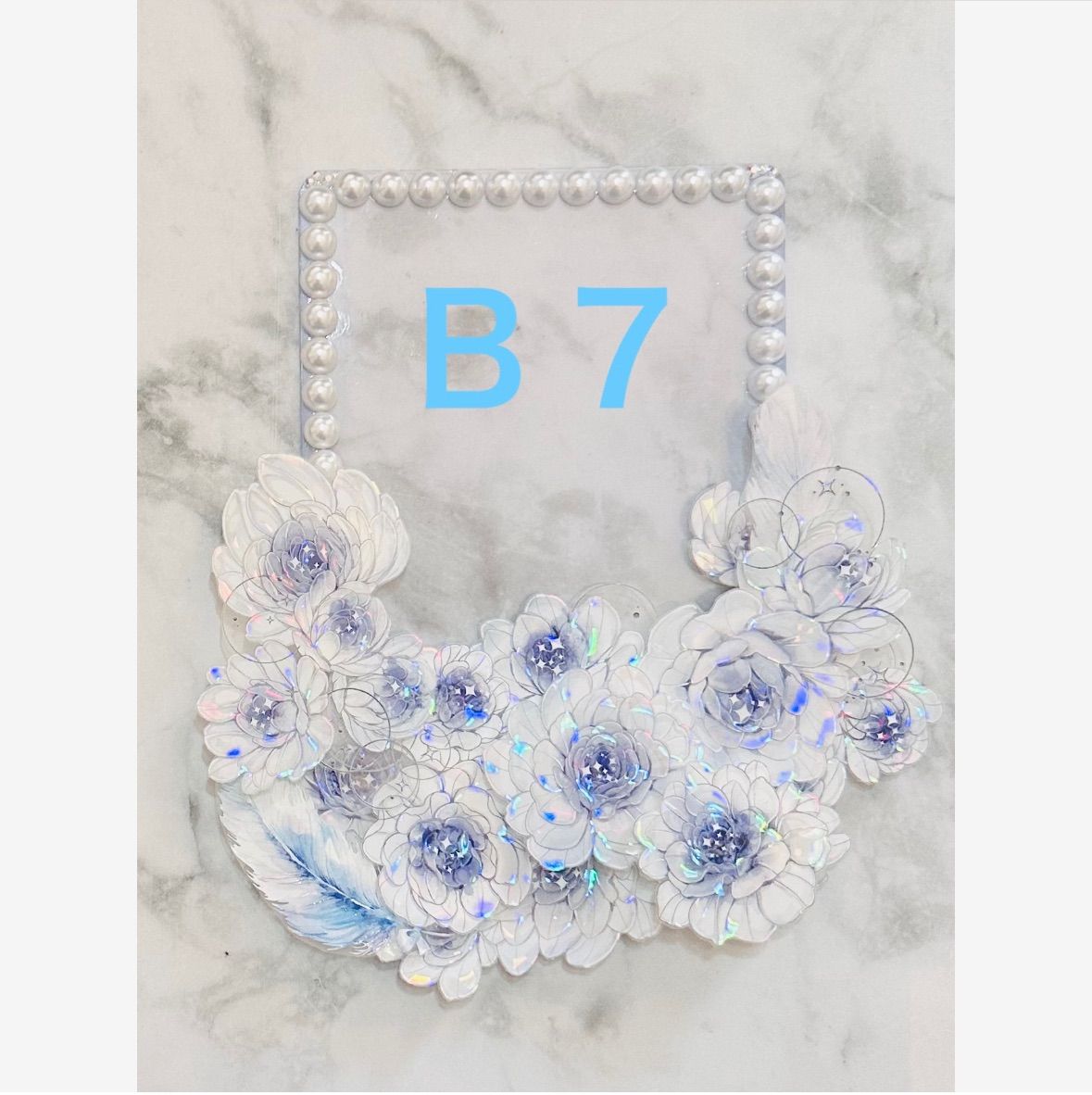 【8041】海外　マステ　3/5/巻売り　貝殻光マスキングテープ　青薔薇 8041】海外 マステ 3/5/巻売り 貝殻光マスキングテープ 青薔薇 8041