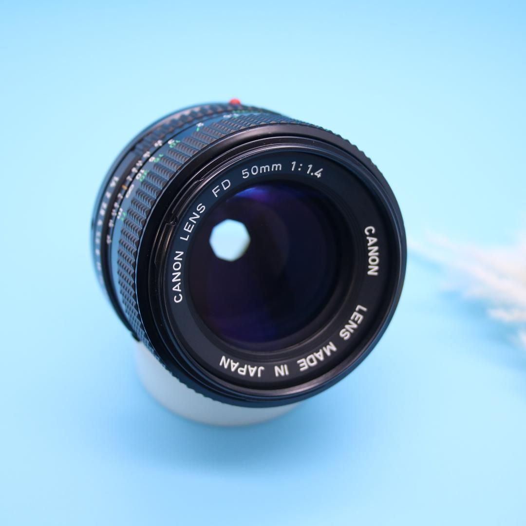 ❁極美品❁綺麗なレンズをお探しの方に◎Canon New FD 50mm f/1.4 単焦点レンズ
