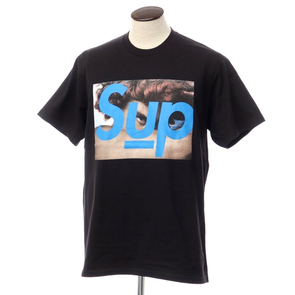 【中古】シュプリーム Supreme 2023年春夏 Undercover Face Tee × UNDERCOVER 半袖 Ｔシャツ ブラック【サイズL】【メンズ】-0