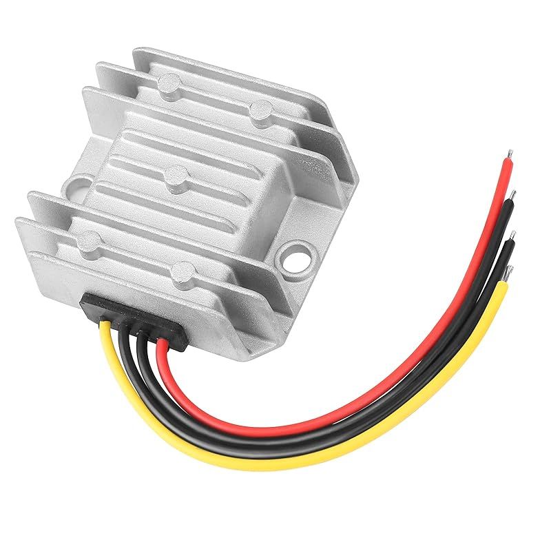 DROK DC-DCスタビライザー 9V-36Vから12Vへの昇降圧コンバーター 5A 防水自動降圧電圧レギュレーター カーオーディオ用 12V電圧変圧器 トランス オーディオ ソーラーパワーシステム LED画面