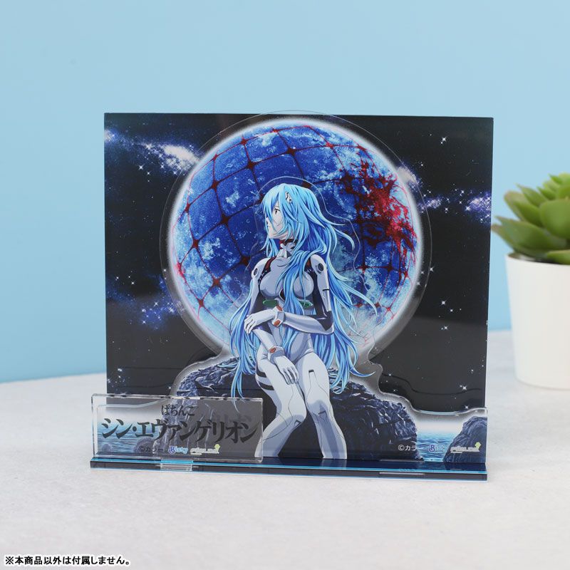 d*3様 エヴァンゲリオン 綾波レイさん アクリルジオラマ CAFE&DINNE エヴァンゲリオン アクリルジオラマ/綾波レイ（ロングヘア