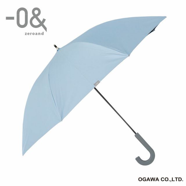 ゼロアンド 晴雨兼用 日傘 ジャンプ式 長傘 ジャンプ傘 レイクブルー 65cm 雨傘 日傘 ワイドタイプ UVカット 遮光率99% 以上 遮熱効果 はっ水