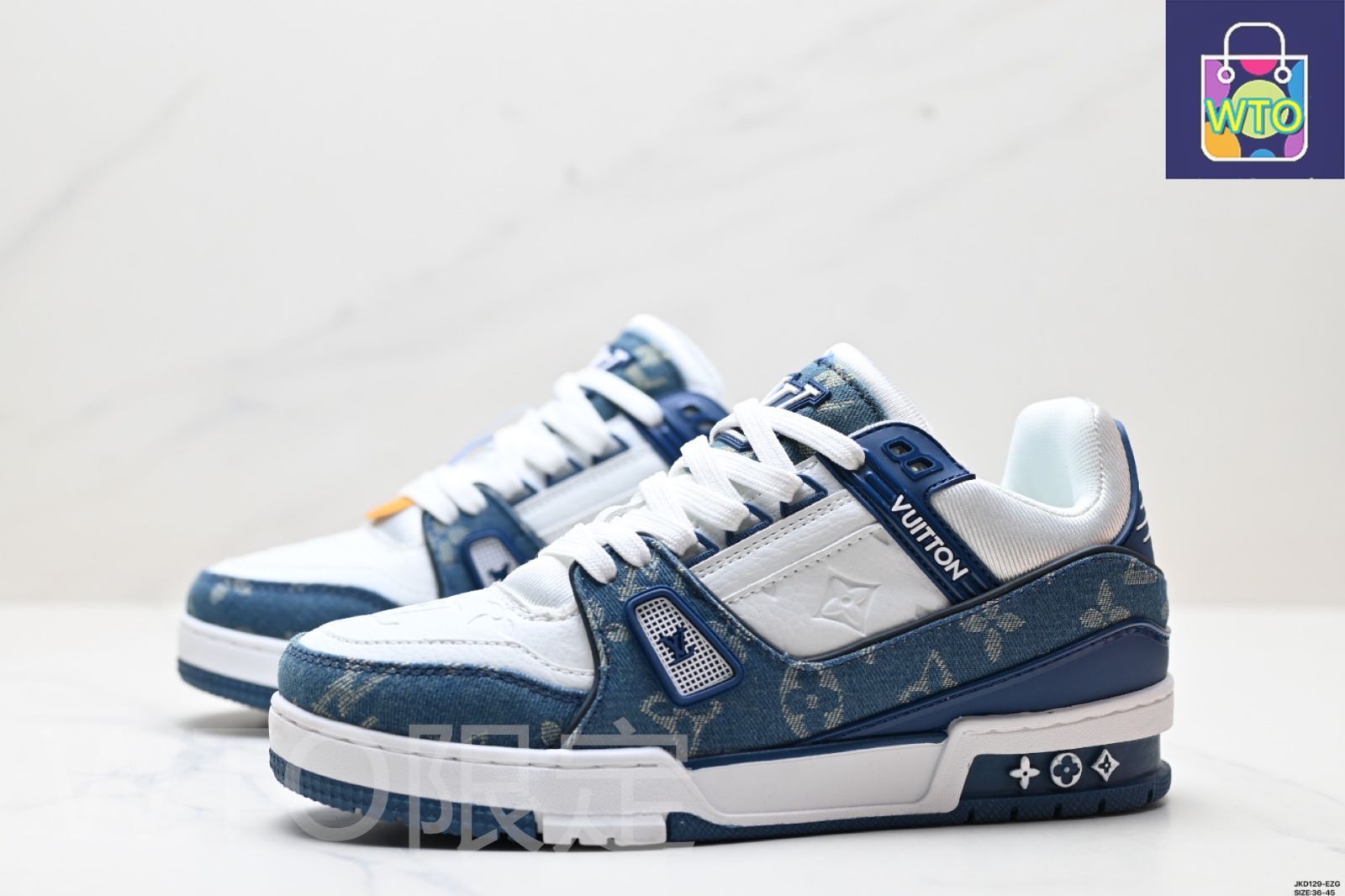  全新 ルイ ヴィトン トレーナー スニーカー ロー カジュアルスポーツシューズ 21-WTO輸入1 スニーカー 靴