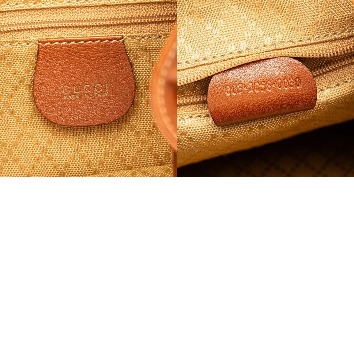 グッチ バンブー リュック バックパック 003 2058 0030 ブラウン  