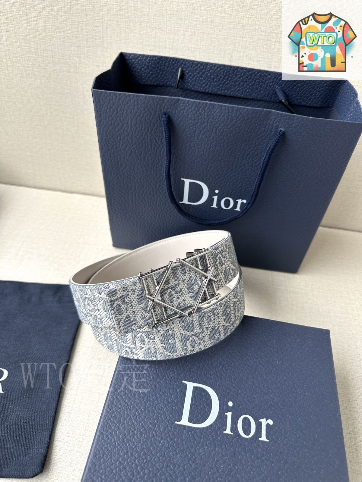 Dior ベルト~~ 今日WTO】Dior ディオール Montaigne レザーベルト-FZ73 - メルカリ