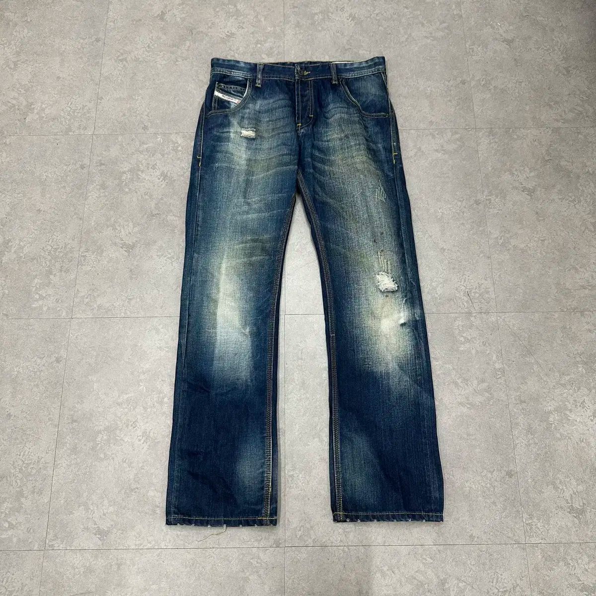 DIESEL デニムパンツ サイズ32 y2k DIESEL ディーゼル デニムパンツ サイズ:W25 L32 ブルー