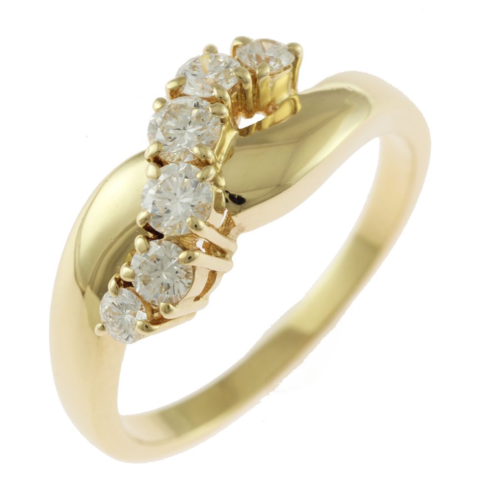 専用ミキモト18金ダイヤモンドリング MIKIMOTO ミキモト ダイヤモンド リング・指輪 K18イエロー