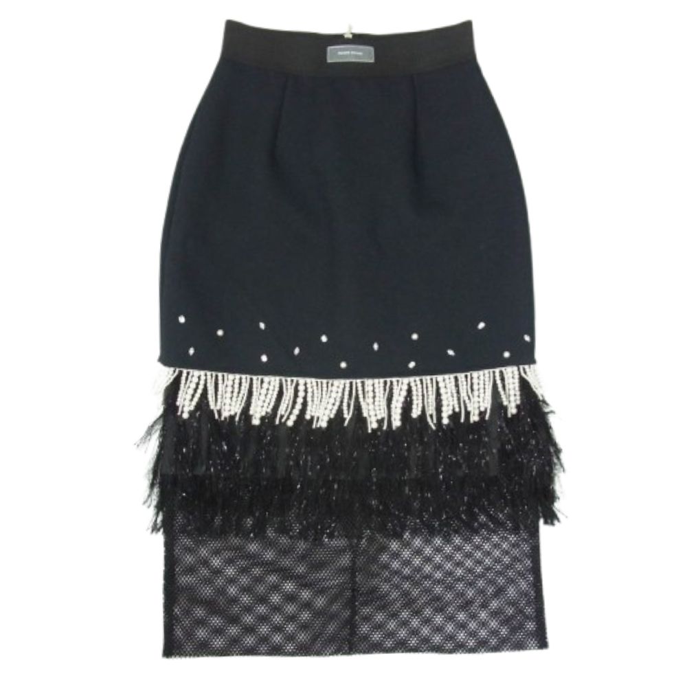 メゾン MAISON SPECIAL 24SS 21231515302 Bijou Tight Skirt ビジュー タイト スカート ブラック系