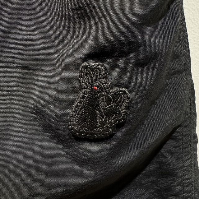 FR2 2024 BLACK RABBITS LOGO NYLON SHORTS SIZE-L FR2STM-004