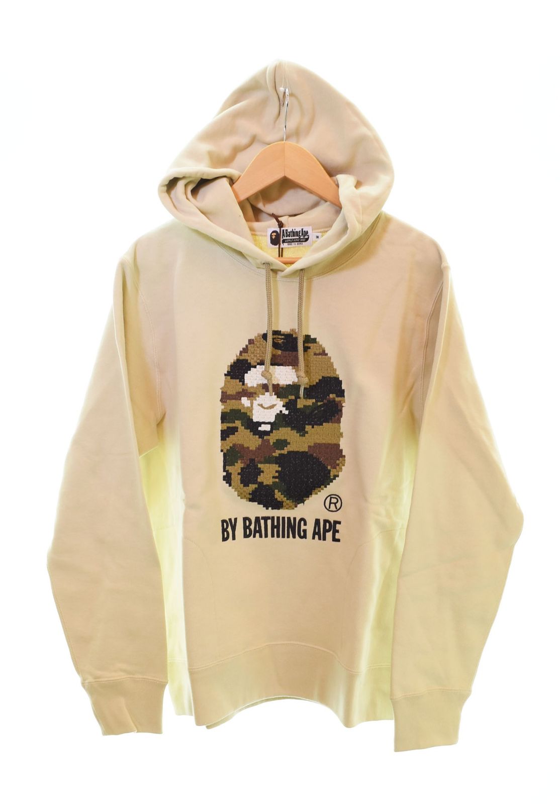 アベイシングエイプ A BATHING APE 1ST CAMO BY BATHING PULLOVER パーカー ベージュ 001PPL301012M パーカ ベージュ Mサイズ 103MT-1921