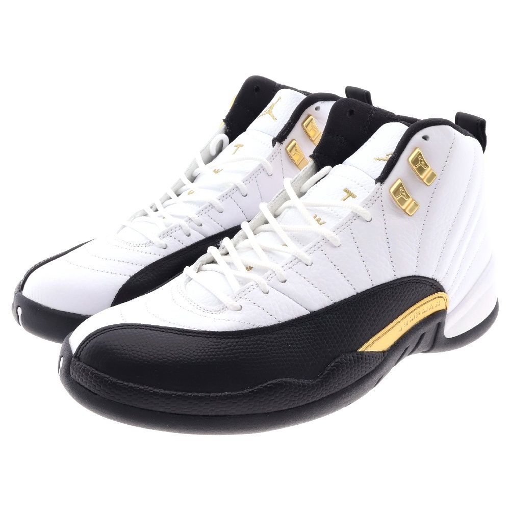 NIKE (ナイキ) AIR JORDAN 12 ROYALTY エアジョーダン12 ロイヤリティ ハイカットスニーカー ホワイト/ブラック US10.5/28.5cm CT8013-170